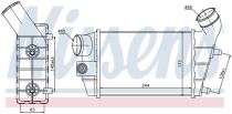 NISSENS 96698 Intercooler ALFA ROMEO 147 / GT