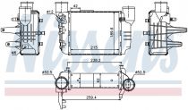 NISSENS 96709 Intercooler