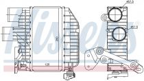 NISSENS 96758 Intercooler TOYOTA AVENSIS / COROLLA / COROLLA VERSO