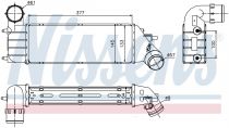 NISSENS 96766 Intercooler FIAT ULYSSE
