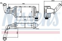 NISSENS 96788 Intercooler OPEL ASTRA G / ZAFIRA A