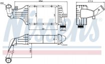 NISSENS 96789 Intercooler OPEL ASTRA G / ZAFIRA A