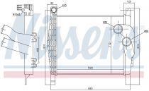 NISSENS 96970 Intercooler