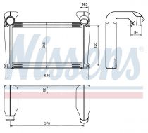 NISSENS 96986 Intercooler