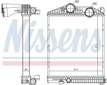 NISSENS 97033 Intercooler MERCEDES ATEGO / ATEGO 2