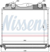 NISSENS 97034 Intercooler
