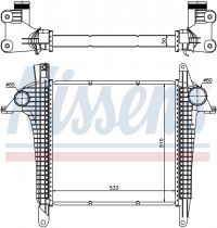 NISSENS 97057 Intercooler