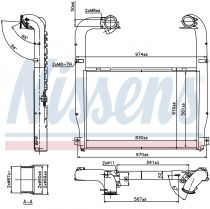 NISSENS 97062 Intercooler