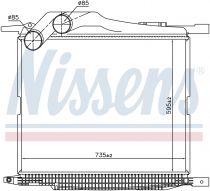 NISSENS 97069 Intercooler MERCEDES AXOR 2