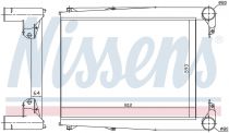NISSENS 97074 Intercooler