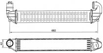 NRF 30139A Intercooler SEAT ALHAMBRA