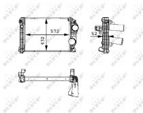 NRF 30210 Intercooler MERCEDES ATEGO / ATEGO 2
