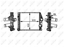 NRF 30211 Intercooler MERCEDES ATEGO / ATEGO 2