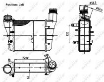 NRF 30251 Intercooler SEAT EXEO