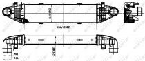 NRF 30315 Intercooler MERCEDES C-osztu00e1ly / GLK