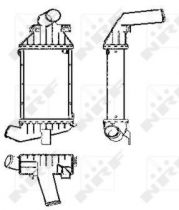 NRF 30426 Intercooler OPEL ASTRA G / ZAFIRA A