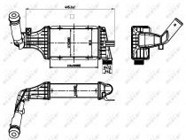 NRF 30428 Intercooler OPEL ASTRA G / ZAFIRA A