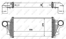 NRF 30465 Intercooler MERCEDES GL-osztu00e1ly / ML-osztu00e1ly