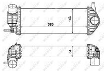 NRF 30467 Intercooler RENAULT KANGOO II
