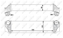 NRF 30523 Intercooler BMW 5 / 5 GT / 7