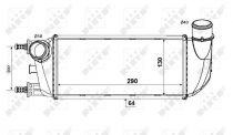 NRF 30773 Intercooler FIAT 500