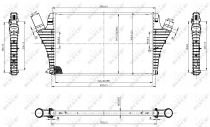 NRF 30858 Intercooler OPEL SIGNUM / VECTRA C