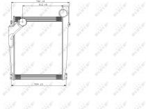 NRF 30900 Intercooler MERCEDES A-osztu00e1ly / B-osztu00e1ly
