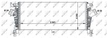 NRF 30932 Intercooler OPEL ASTRA J / CASCADA / INSIGNIA A / ZAFIRA C