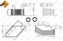 NRF 31346 Olajhűtő OPEL ASTRA J / GT / INSIGNIA A