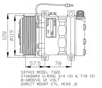 NRF 32141G Klímakompresszor
