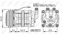 NRF 32154G Klímakompresszor