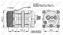 NRF 32162G Klímakompresszor