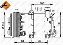 NRF 32410 Klímakompresszor FORD TRANSIT