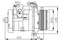 NRF 32432G Klímakompresszor RANGE ROVER III