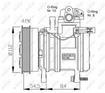 NRF 32439G Klímakompresszor