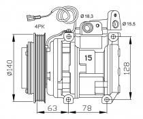 NRF 32450G Klímakompresszor