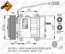 NRF 32477G Klímakompresszor