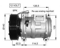 NRF 32661G Klímakompresszor