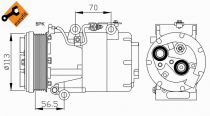 NRF 32722G Klímakompresszor