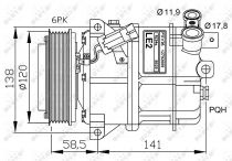 NRF 32774G Klímakompresszor OPEL SIGNUM / VECTRA C