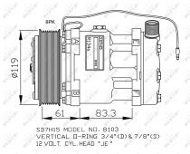 NRF 32875G Klímakompresszor