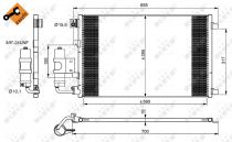 NRF 350042 Klímahűtő NISSAN QASHQAI