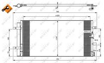 NRF 350046 Klímahűtő AUDI A4 / A4 ALLROAD / A5 / A6 / A6 ALLROAD / A7 / Q5 / S4 / S5 / S6 / S7 / SQ5