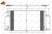 NRF 35919 Klímahűtő OPEL ASTRA J / CASCADA / INSIGNIA A / ZAFIRA C