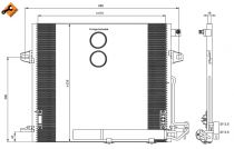 NRF 35927 Klímahűtő MERCEDES GL-osztu00e1ly / ML-osztu00e1ly