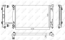 NRF 50539 Hűtőradiátor SEAT EXEO