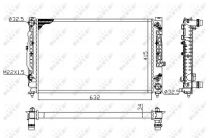 NRF 519504A Hűtőradiátor VOLKSWAGEN PASSAT B5 / PASSAT B5.5