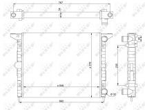 NRF 519522 Hűtőradiátor FORD GALAXY I