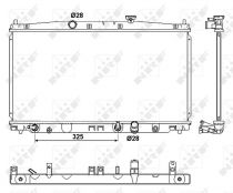 NRF 53094 Hűtőradiátor HONDA INSIGHT
