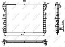 NRF 53096 Hűtőradiátor LAND ROVER FREELANDER I